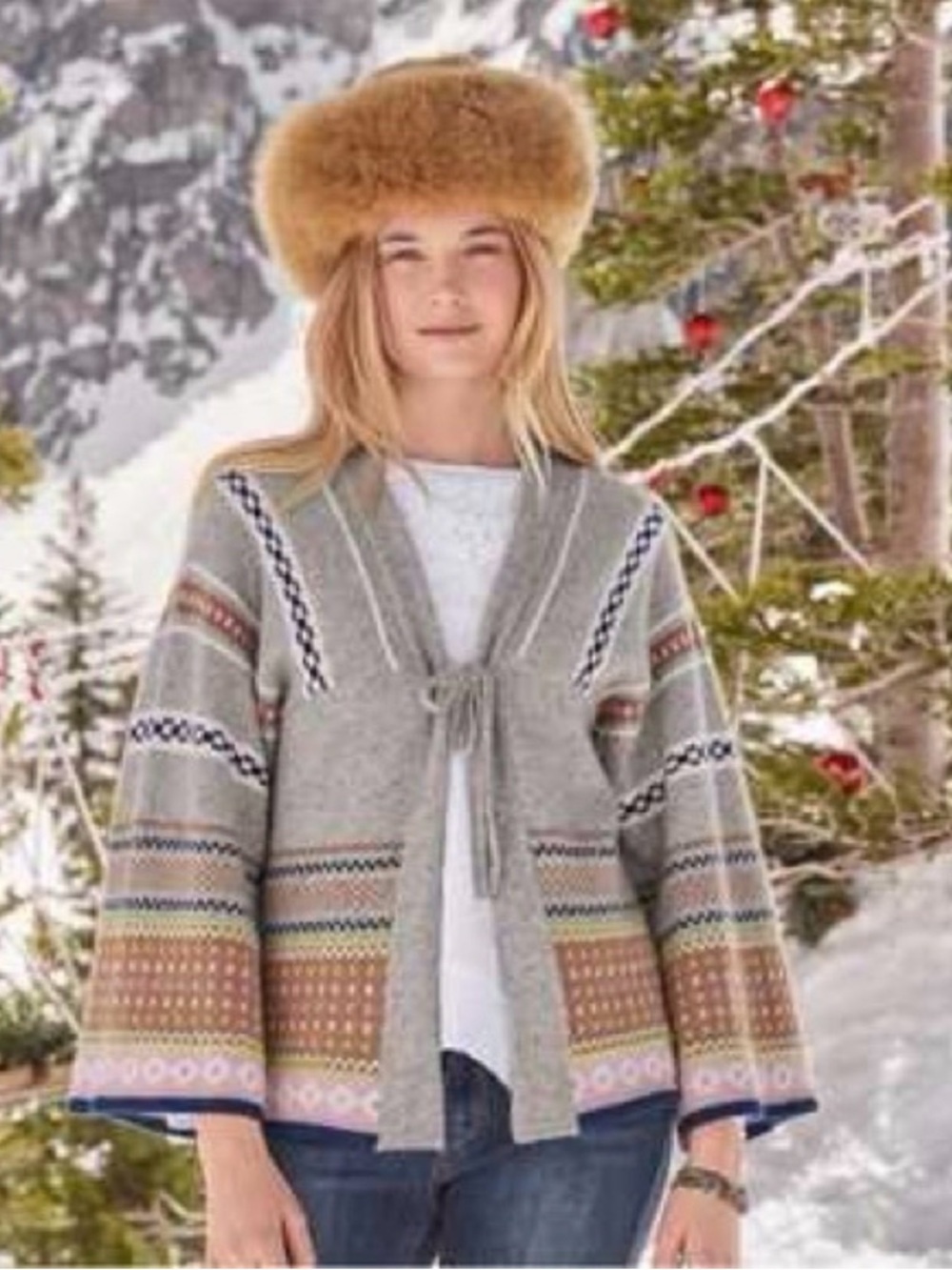 Sundance 100% Cashmere Navia Kimono Tie Women's Cardigan. Size XS. #9215